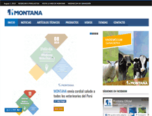 Tablet Screenshot of montana.perulactea.com